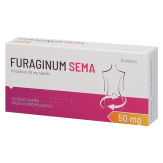 Furaginum SEMA 50 mg, 30 tabletek - zdjęcie produktu