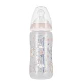 NUK First Choice+ Disney, butelka antykolkowa ze wskaźnikiem temperatury i smoczkiem silikonowym, Bambi, rozmiar M, 741997, 6-18 miesięcy, 300 ml - miniaturka zdjęcia produktu