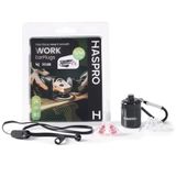 Haspro Work Universal, zatyczki do uszu, 4 sztuki + filtr - miniaturka zdjęcia produktu