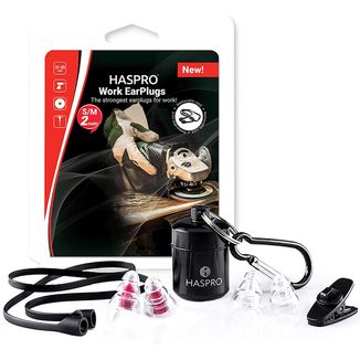 Haspro Work Universal, zatyczki do uszu, 4 sztuk +1filtr - zdjęcie produktu