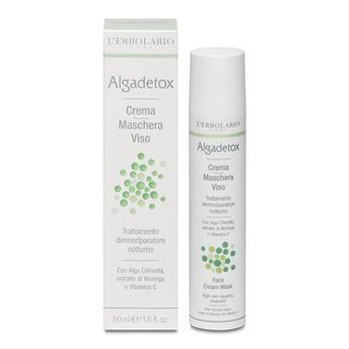 L'Erbolario Algadetox, regenerujący krem-maska na noc, 50 ml + dodatkowo kosmetyczka - miniaturka 2 zdjęcia produktu