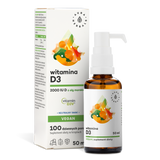 Aura Herbals Witamina D3 2000 IU Vegan, krople, 50 ml - miniaturka zdjęcia produktu
