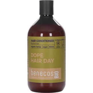 Benecos BIO, odżywka nawilżająca z organicznym olejem konopnym, włosy normalne, 500 ml - zdjęcie produktu