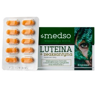 Medso Luteina + Zeaksantyna, 30 tabletek - zdjęcie produktu