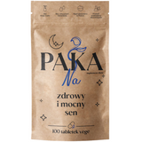 Medso PaKaNa Zdrowy mocny sen Melatonina + Ashwagandha, 100 tabletek KRÓTKA DATA - miniaturka zdjęcia produktu