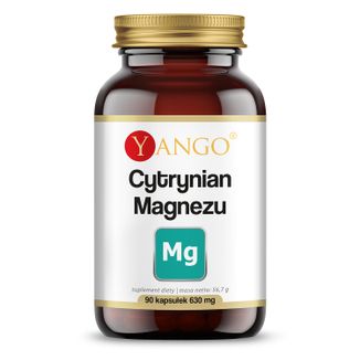 Yango Cytrynian Magnezu, 90 kapsułek - zdjęcie produktu