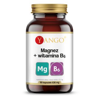 Yango Magnez + Witamina B6, 90 kapsułek - zdjęcie produktu