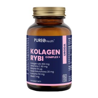 Pureo Health Kolagen Rybi Complex+, 60 kapsułek - zdjęcie produktu