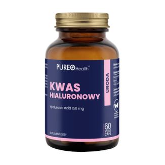Pureo Health Kwas Hialuronowy, 60 kapsułek vege - zdjęcie produktu