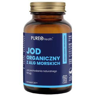 Pureo Health Jod Organiczny z Alg Morskich, 60 kapsułek vege - zdjęcie produktu