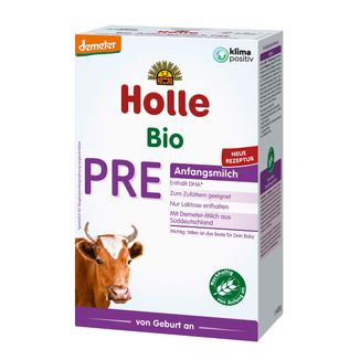 Holle Bio Pre, mleko początkowe, od urodzenia, 400 g  KRÓTKA DATA - zdjęcie produktu