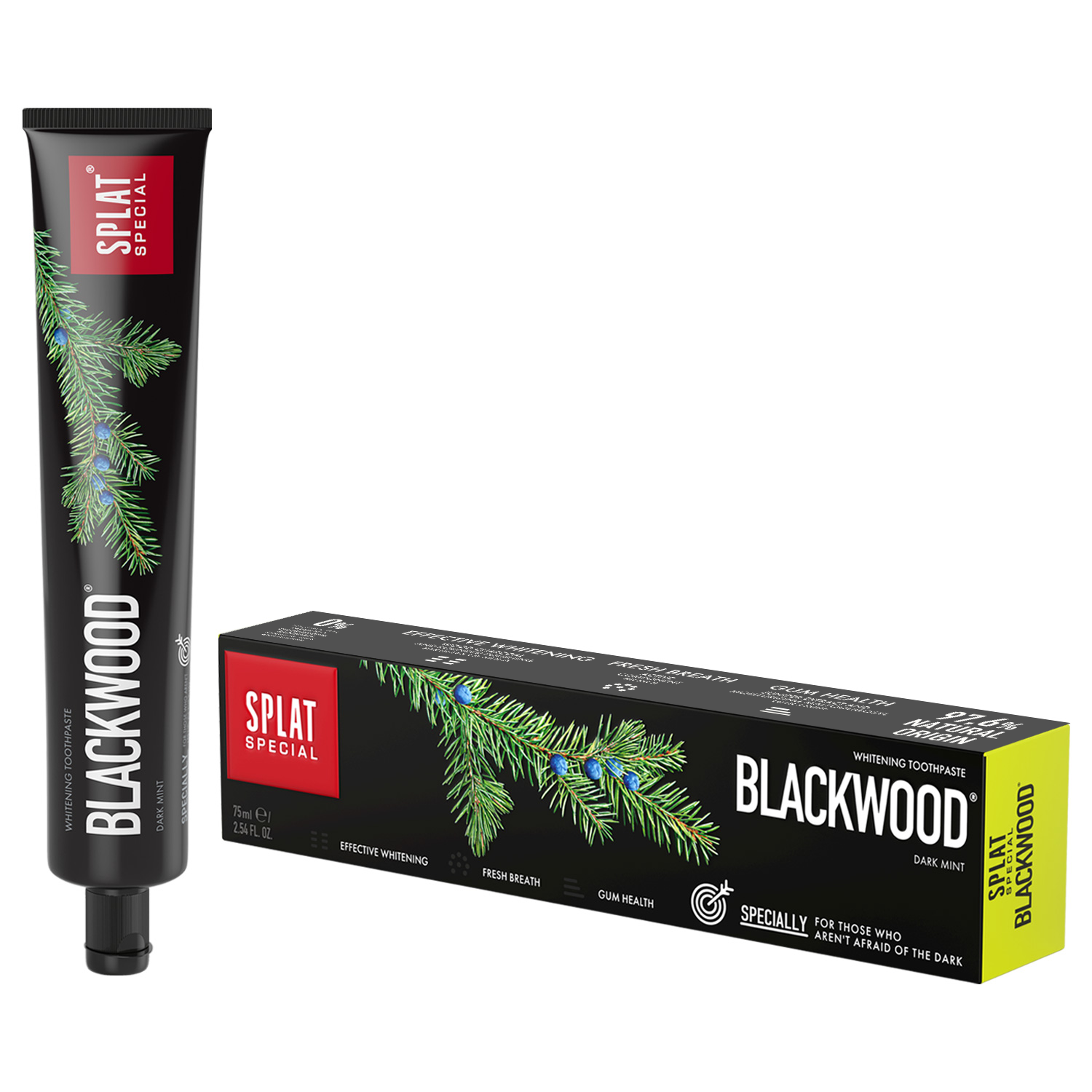 Splat Splat Special Blackwood, Zahnpasta stark aufhellend, 75 ml — Inhaltsstoffe und Bewertung