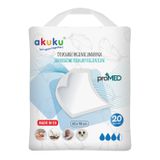 Akuku proMED, podkłady higieniczne jednorazowe, 60 x 90 cm, 20 sztuk - miniaturka zdjęcia produktu