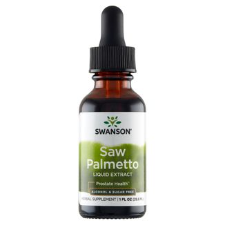 Swanson Saw Palmetto Liquid Extract, palma sabałowa, 29,6 ml KRÓTKA DATA - zdjęcie produktu