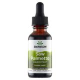 Swanson Saw Palmetto Liquid Extract, palma sabałowa, 29,6 ml - miniaturka zdjęcia produktu