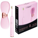 Zestaw Vitammy Symphony & Siliko, szczoteczka soniczna do zębów + szczoteczka do twarzy, różowa - miniaturka zdjęcia produktu