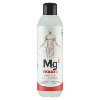 Mg12 Odnowa Rapid, oczyszczająca sól Epsom w płynie, kizeryt, 1 l - zdjęcie produktu