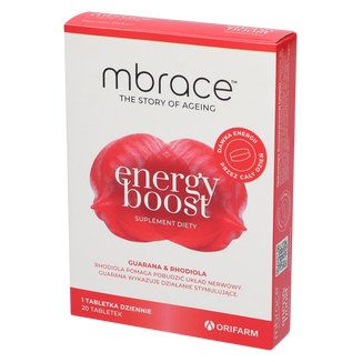 Mbrace Energy Boost, 20 tabletek KRÓTKA DATA - zdjęcie produktu