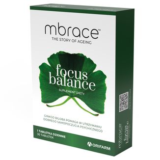 Mbrace Focus Balance, 30 tabletek KRÓTKA DATA - zdjęcie produktu
