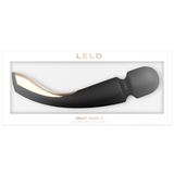 Lelo Smart Wand 2 Medium Black, masażer do całego ciała, średni, czarny - miniaturka zdjęcia produktu