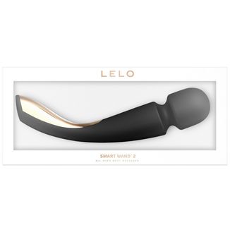 Lelo Smart Wand 2 Medium Black, masażer do całego ciała, średni, czarny - zdjęcie produktu