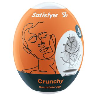 Satisfyer, Masturbator Egg Crunchy, stymulator dla mężczyzn, 1 sztuka - zdjęcie produktu