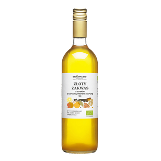 Zakwasownia Złoty Zakwas z buraków żółtych z kurkumą, imbirem i cytryną Bio, 700 ml - zdjęcie produktu