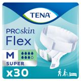 Tena Flex ProSkin, pieluchomajtki, rozmiar M, 71-102 cm, Super, 30 sztuk - miniaturka zdjęcia produktu