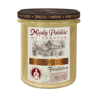 Miody Polskie, miód wielokwiatowy faceliowy, 400 g - zdjęcie produktu