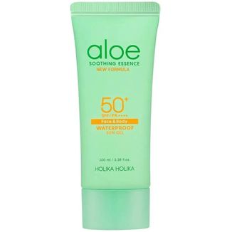 Holika Holika Aloe Waterproof Sun Gel, żel przeciwsłoneczny do twarzy i ciała, SPF 50+, 100 ml - zdjęcie produktu