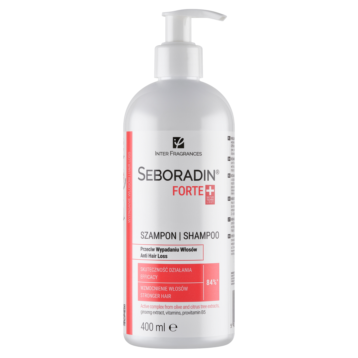 Seboradin Seboradin Forte, Shampoo gegen Haarausfall, 400 ml — Inhaltsstoffe und Bewertung
