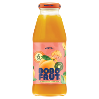 Bobo Frut, nektar owocowy, jabłko, morela, po 6 miesiącu, 300 ml - zdjęcie produktu