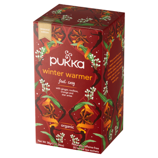 Pukka Winter Warmer Organic, herbata herbatka owocowo-ziołowa, imbir, rooibos, pomarańcza i anyż, 1,9 g x 20 saszetek - zdjęcie produktu