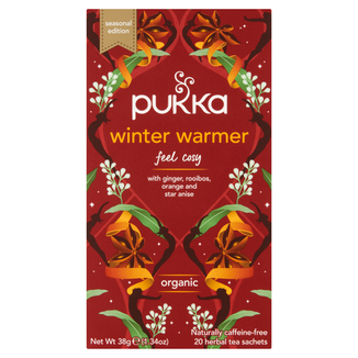 Pukka Winter Warmer Organic, herbata herbatka owocowo-ziołowa, imbir, rooibos, pomarańcza i anyż, 1,9 g x 20 saszetek - zdjęcie produktu