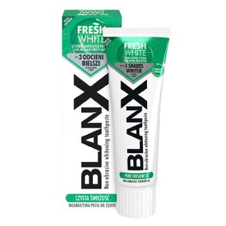 BlanX Fresh White, wybielająca pasta do zębów, 75 ml - zdjęcie produktu
