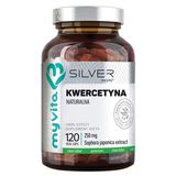 MyVita Silver Kwercetyna Naturalna, 120 kapsułek vege - miniaturka zdjęcia produktu