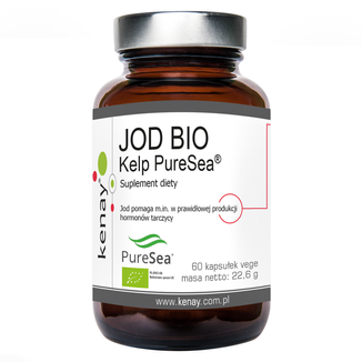 Kenay Jod Bio Kelp PureSea, 60 kapsułek vege - zdjęcie produktu