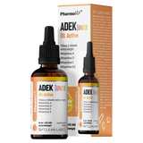 PharmoVit ADEK Junior Oil Active, krople dla dzieci, 30 ml - miniaturka zdjęcia produktu
