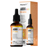 PharmoVit ADEK Junior Oil Active, krople dla dzieci, 30 ml - miniaturka zdjęcia produktu