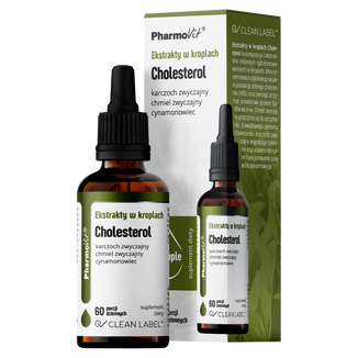 PharmoVit Ekstrakty w kroplach Cholesterol, 30 ml - zdjęcie produktu