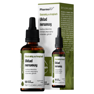 PharmoVit Ekstrakty w kroplach Układ nerwowy, 30 ml - zdjęcie produktu
