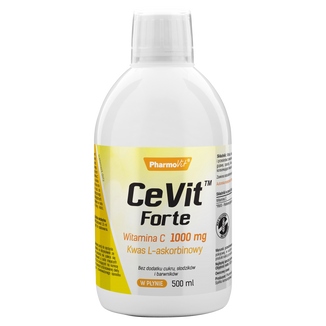 PharmoVit CeVit Forte, witamina C 1000 mg, 500 ml - zdjęcie produktu