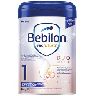 Bebilon Profutura Duo Biotik 1, mleko początkowe, od urodzenia, 800 g USZKODZONE OPAKOWANIE - zdjęcie produktu