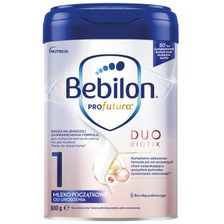 Bebilon Profutura DuoBiotik 1, mleko początkowe, od urodzenia, 800 g - zdjęcie produktu