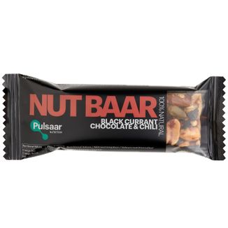 Pulsaar Nutrition Nut Baar, baton z czekoladą, chilli, czarną porzeczką i orzechami, 40 g - zdjęcie produktu