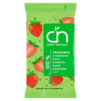 Crispy Natural, Chrup Truskawkę, suszone chipsy z truskawki, 10 g - zdjęcie produktu