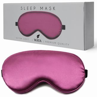 Waya Extra Soft, opaska na oczy do spania, ciemny fiolet, 1 sztuka - zdjęcie produktu