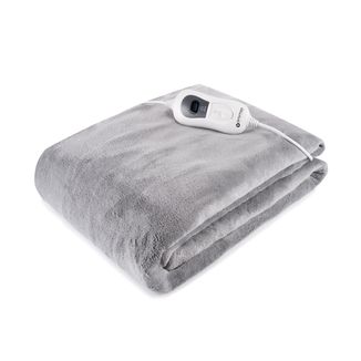 Oromed Oro-Blanket, koc elektryczny, ogrzewający, polarowy, szary - zdjęcie produktu