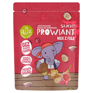 Helpa Suchy Prowiant, owoce liofilizowane do chrupania, mix z figą, 20 g KRÓTKA DATA - zdjęcie produktu