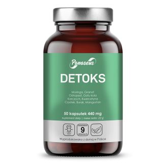 Panaseus Detoks, 50 kapsułek KRÓTKA DATA - zdjęcie produktu